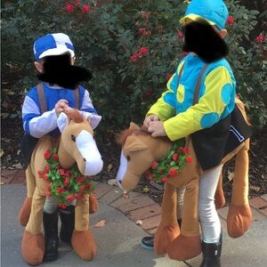 Secretariat racing silk jacket toddler. Handmade